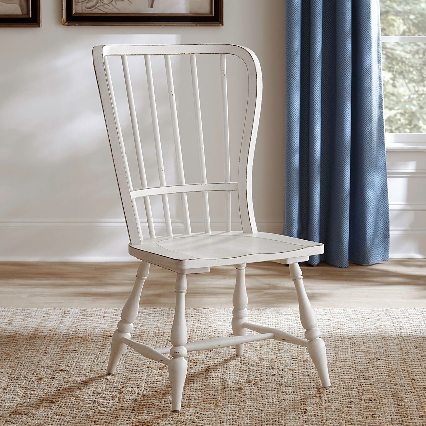 Magnolia Manor - Windsor Back Side Chair (RTA) - White