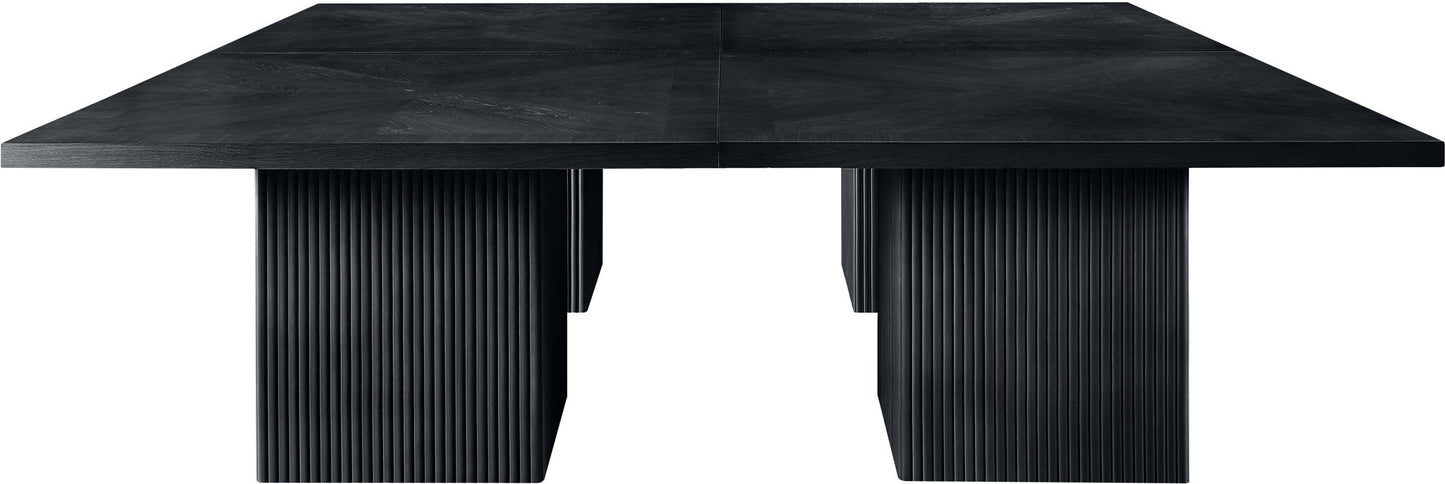Belinda - Mid-Century Modern Modular Dining Table - Black