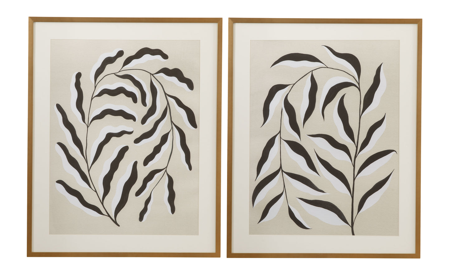 Emerging Weeds II Framed Print - Gray