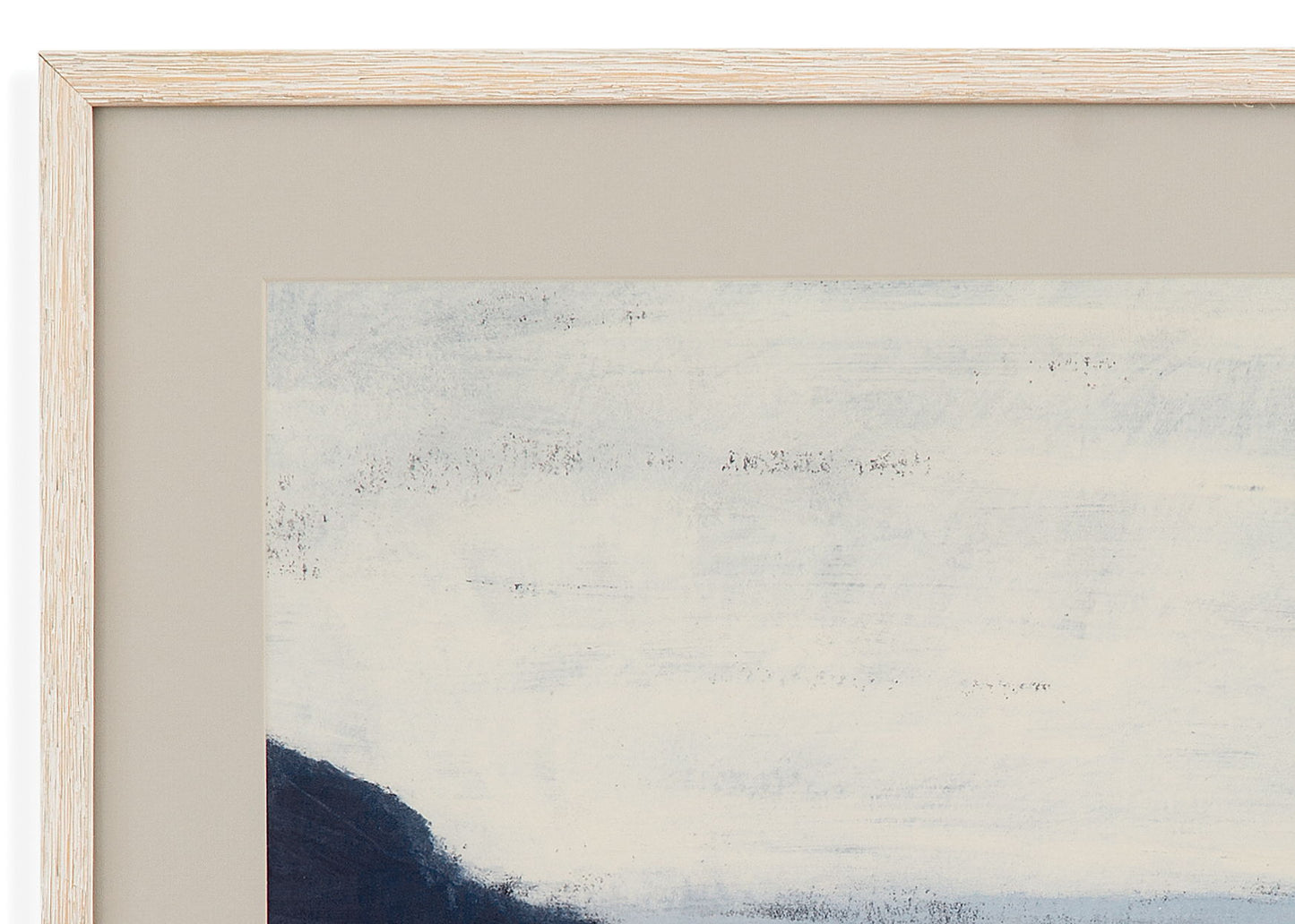 Muted Coast I Framed Print - Blue