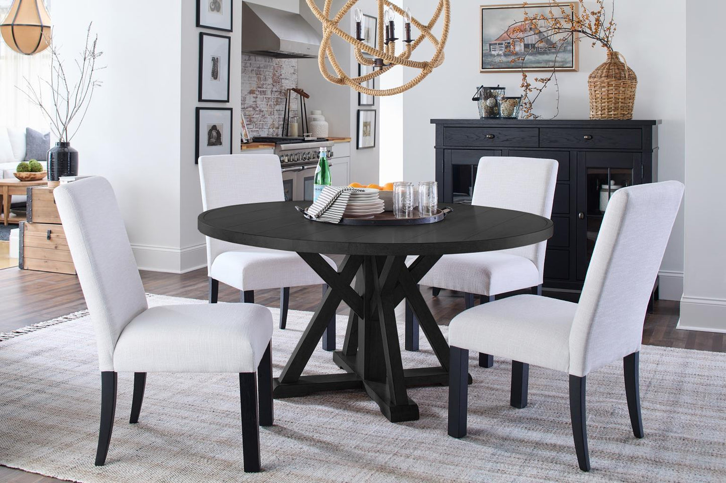 Today's Traditions - Upholstered Side Chair (Set of 2) - Blacksmith