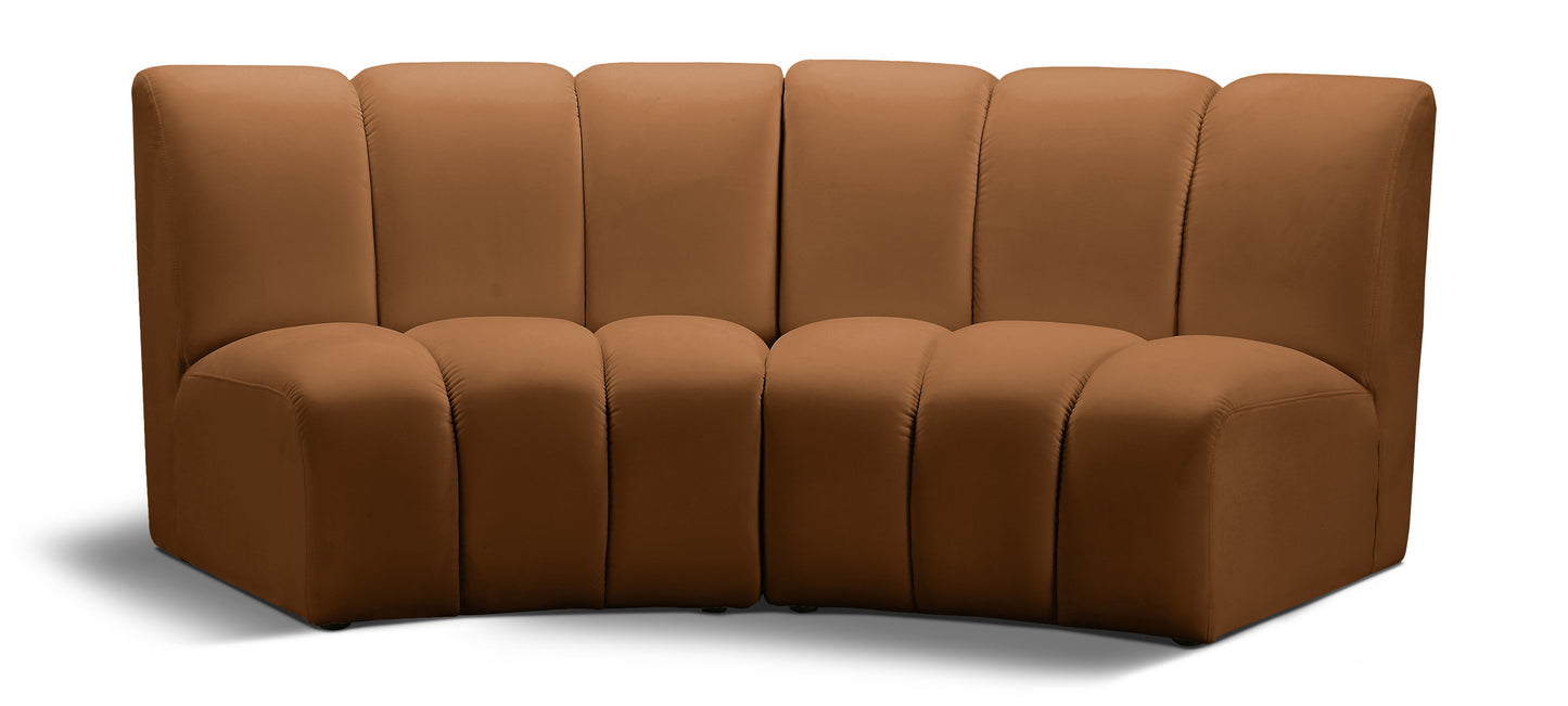 Infinity - 2 Piece Modular Sectional - Saddle
