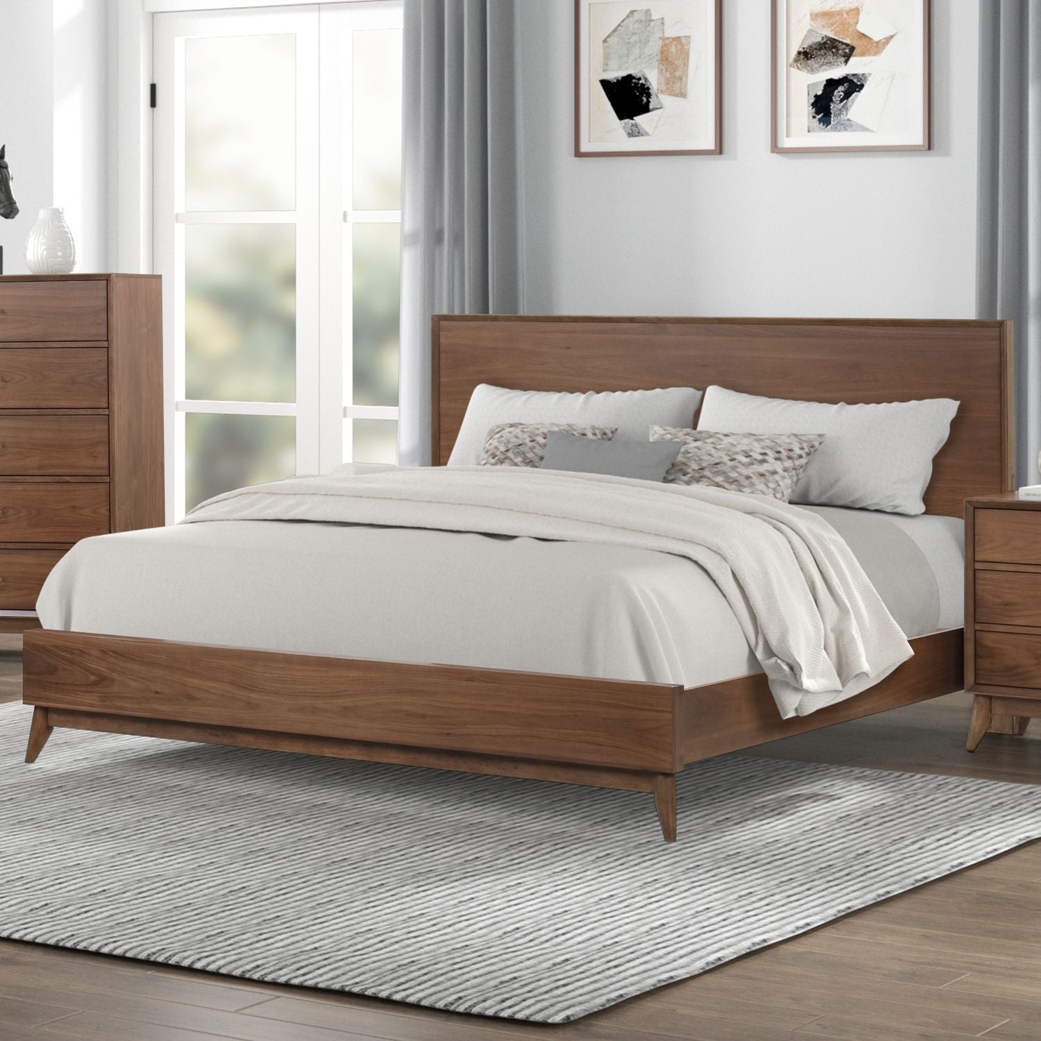 Century Modern - Dresser & Mirror - Light Brown Everything But The Baby Century Modern - Dresser & Mirror - Light Brown Everything But The Baby