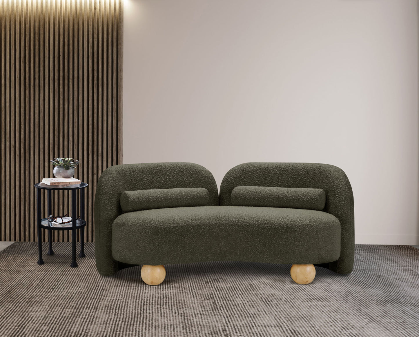 Daphne - Boucle Loveseat