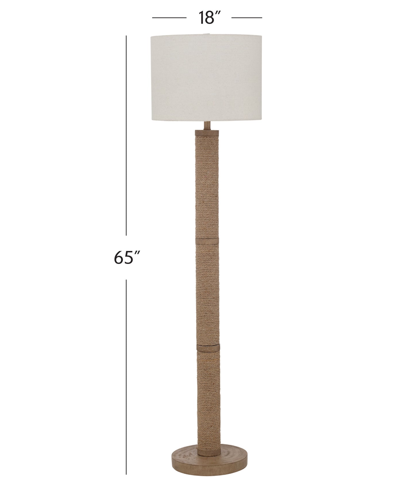Chester - Floor Lamp - Natural Finish
