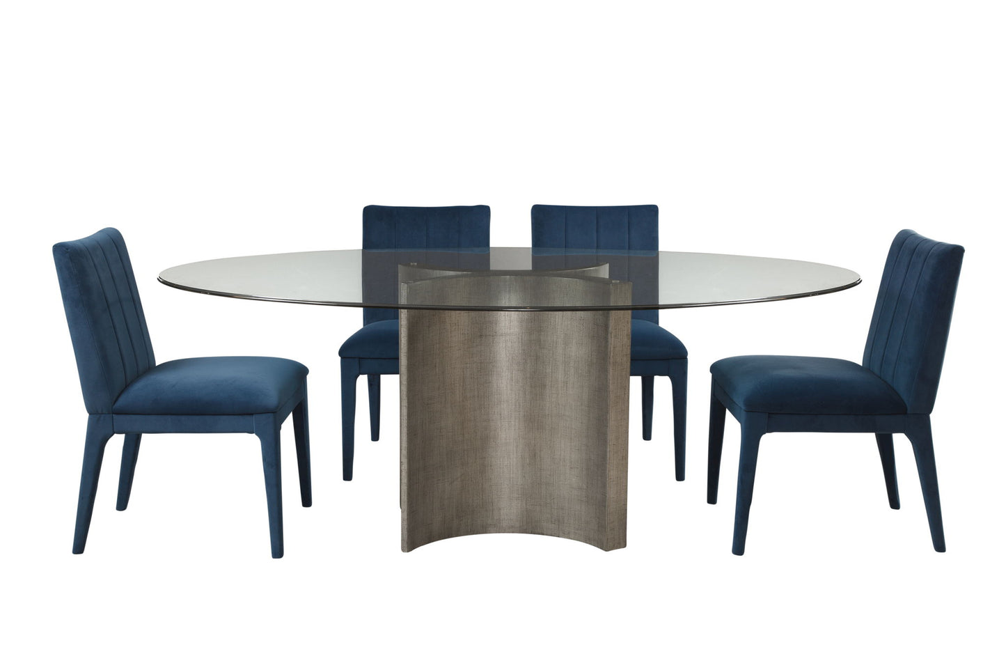 Symmetry - Dining Table - Silver