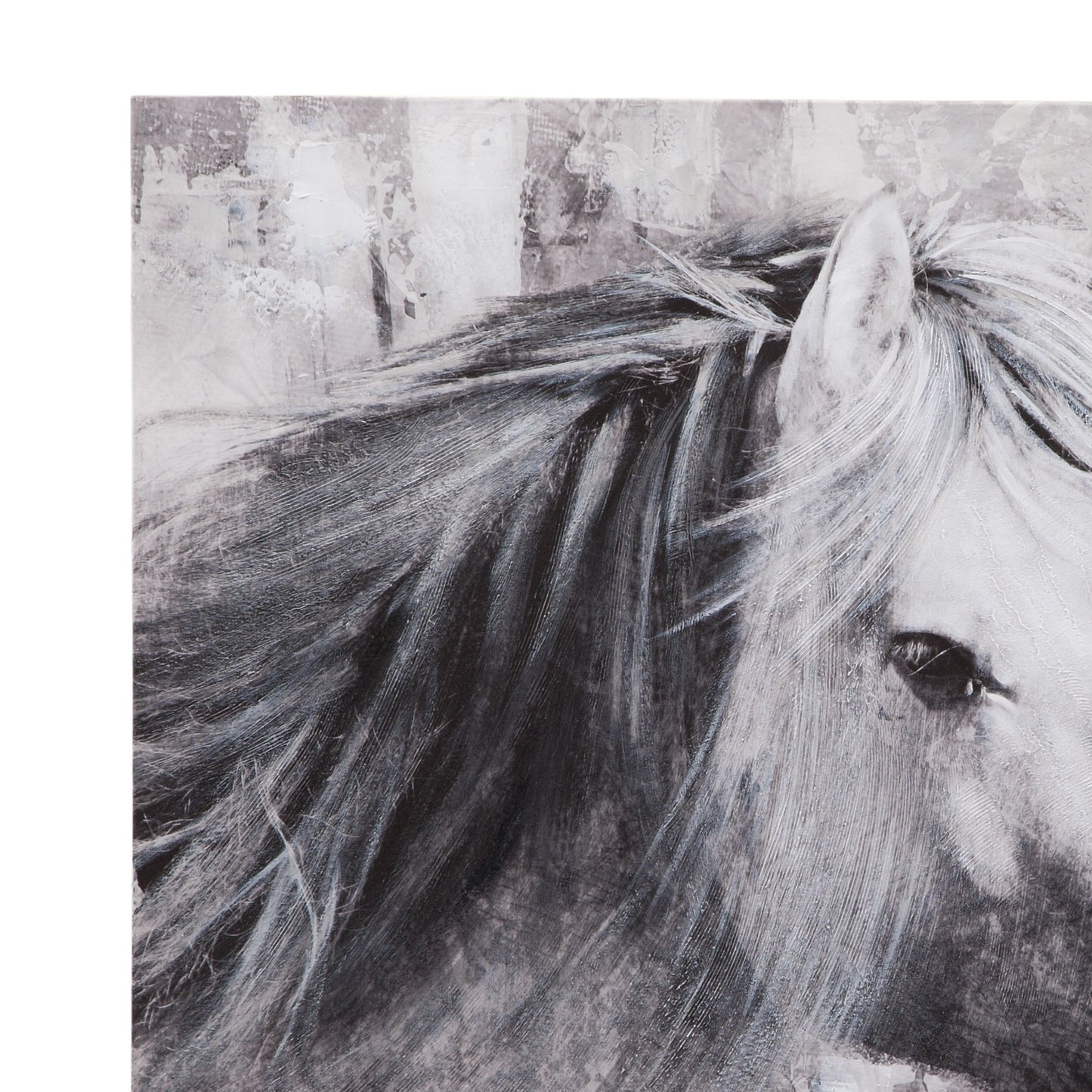 Meg Canvas Art - Dark Gray