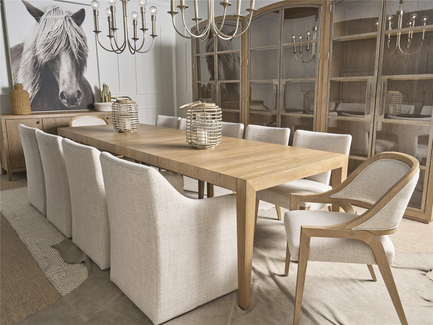 Avaline - Arm Chair - Light Brown / Beige