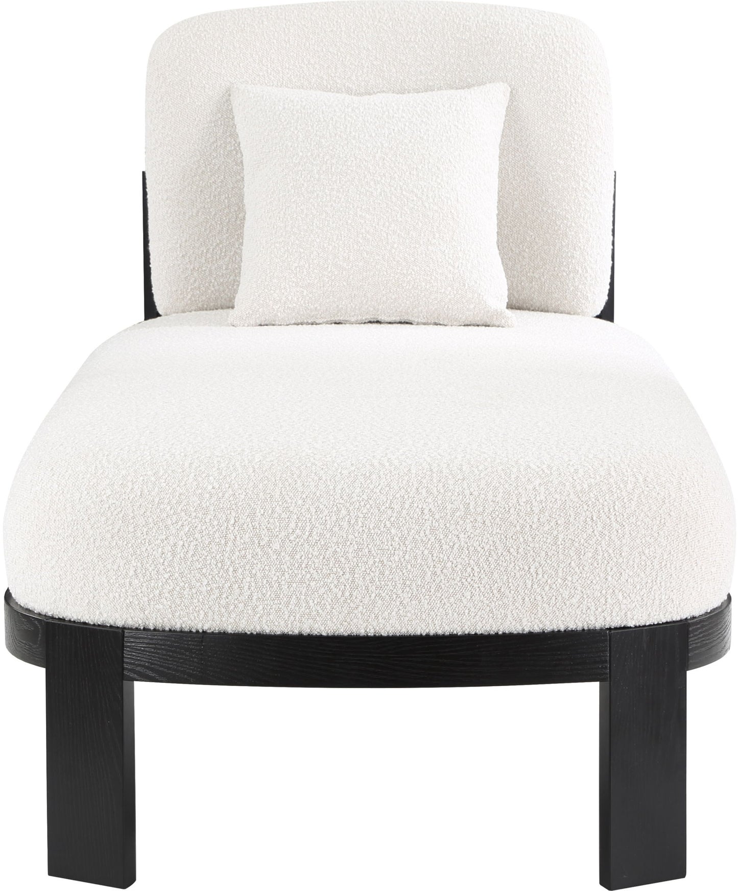 Maybourne - Chaise / Bench With Black Frame