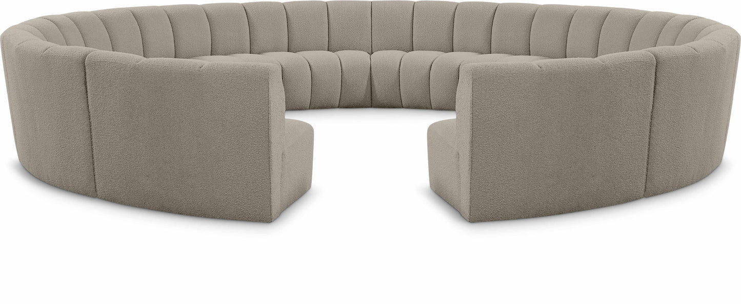 Infinity - 12 Piece Boucle Modular Sectional