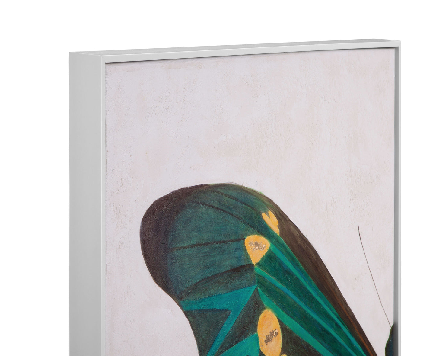 Butterfly Wings Canvas Art (Set of 2) - White