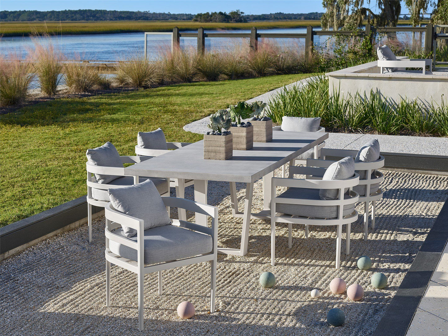 Coastal Living Outdoor / South Beach - Dining Chair - Gray