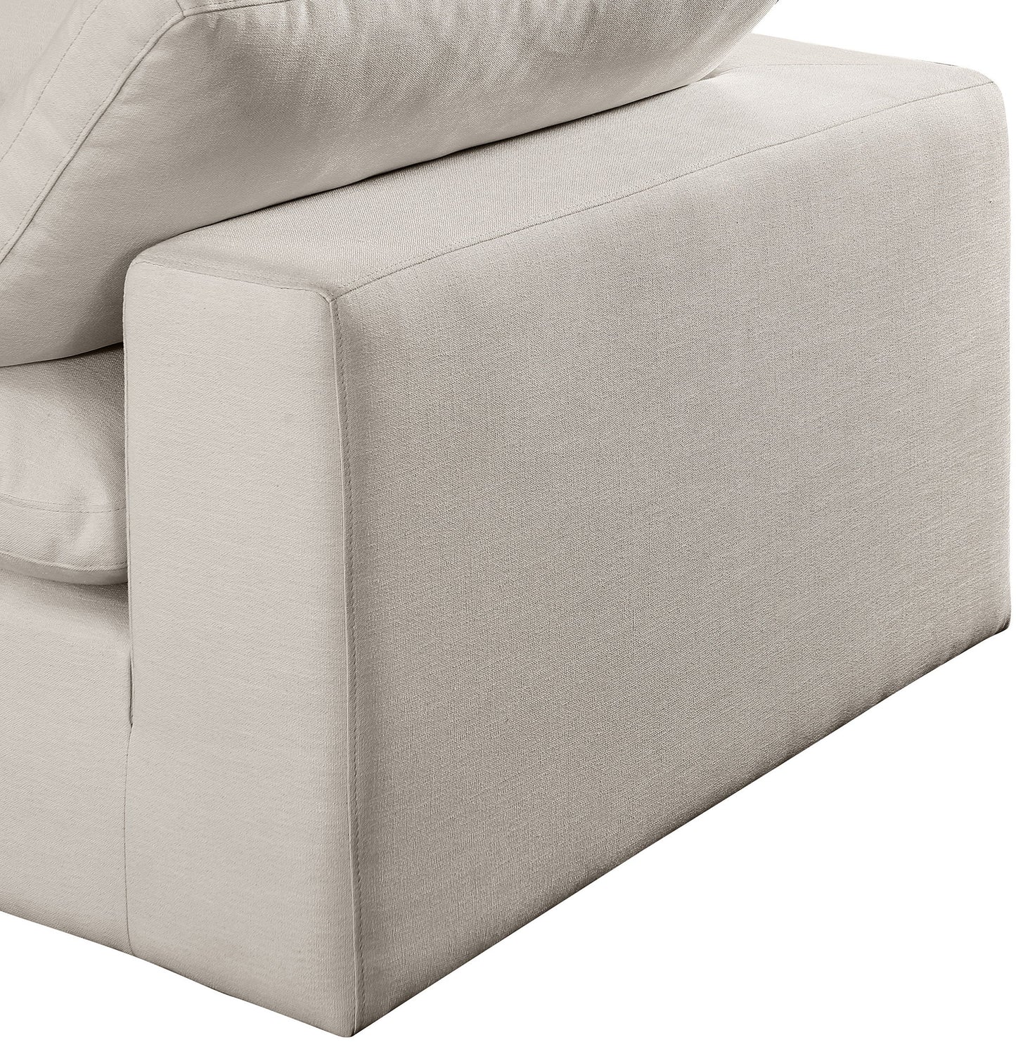 Comfy - 5 Piece Linen Modular Sectional With Chaise