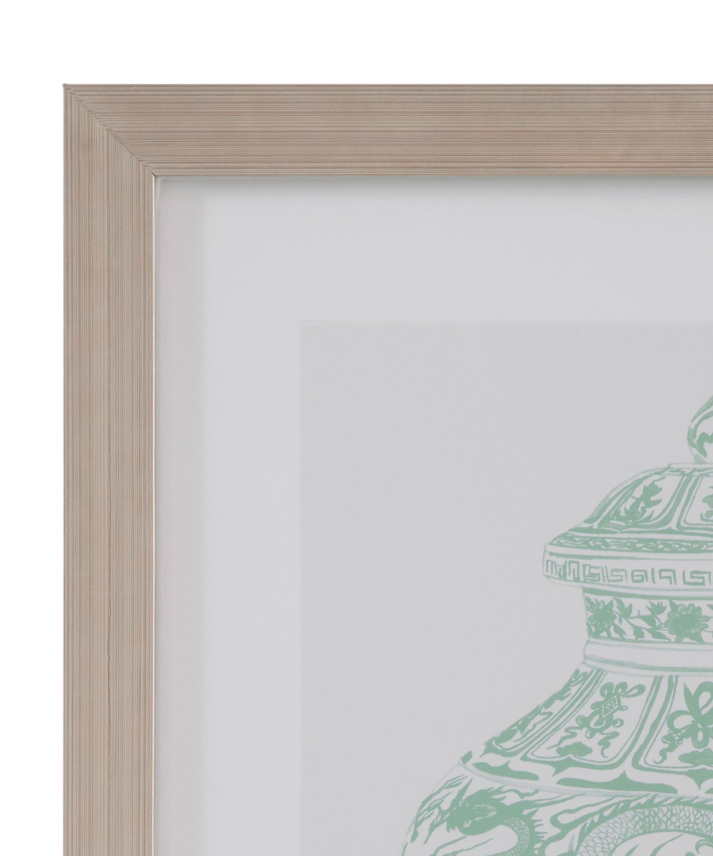 Mint Vases II Framed Print - Green