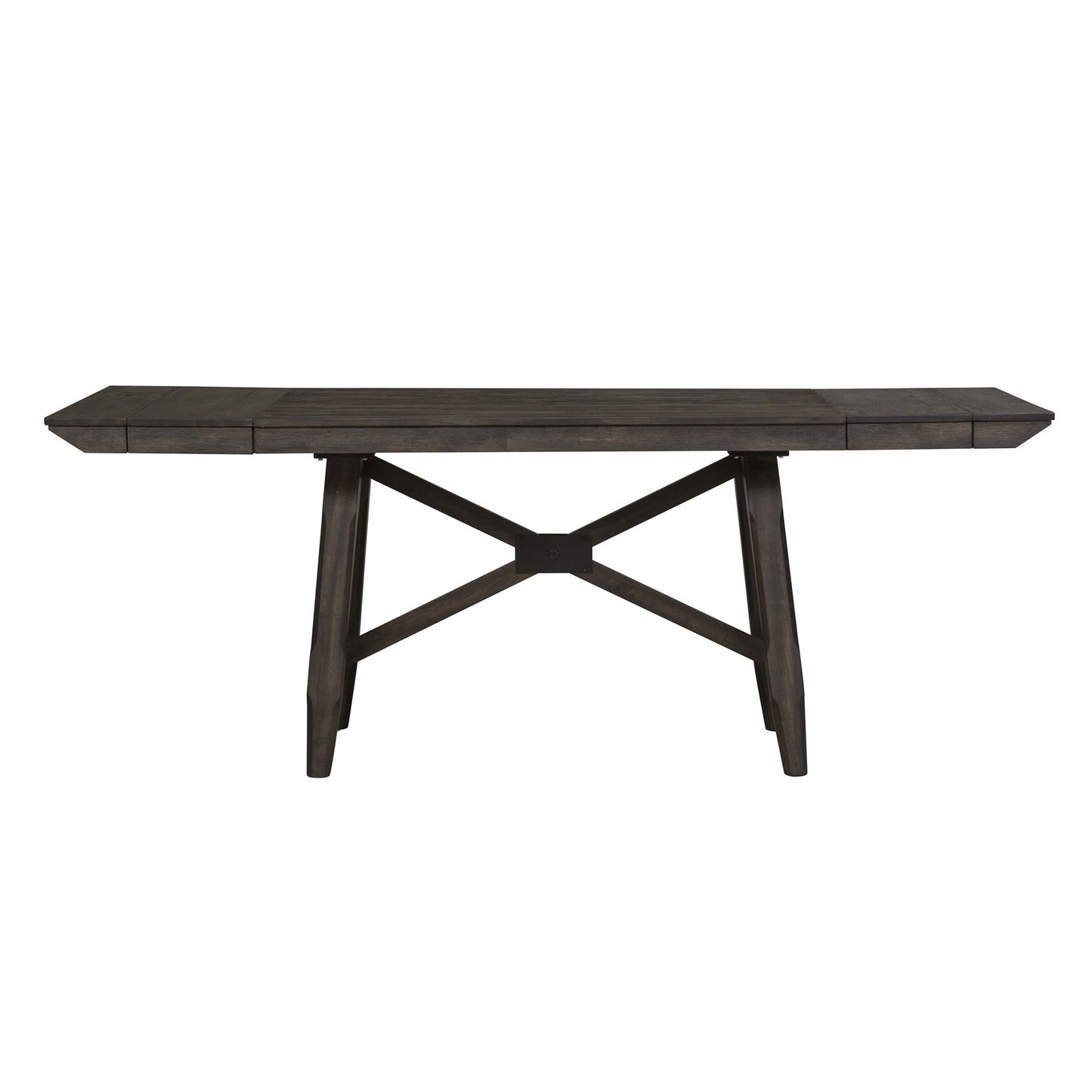 Double Bridge - Trestle Table - Dark Brown