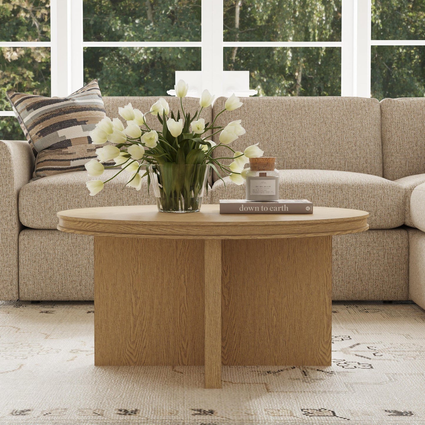 Waterfall - Round Coffee Table