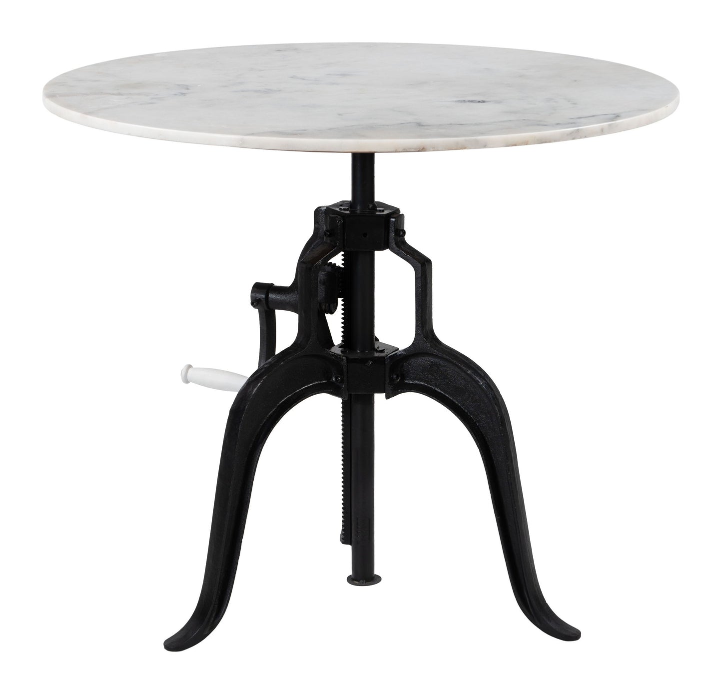 Mufid - Bistro Table - White & Black