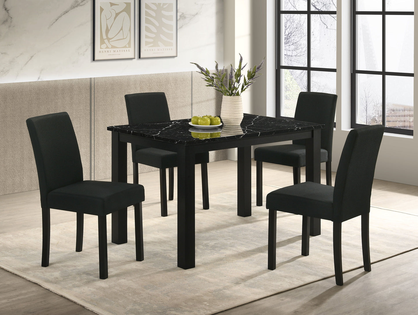 Resia - Dining Chair (Set of 4) - Black