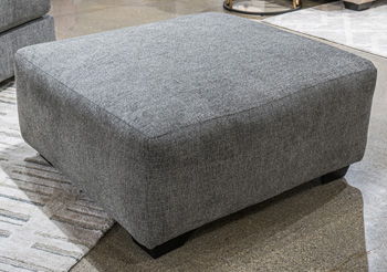 Clarington - Oversized Accent Ottoman - Greystone
