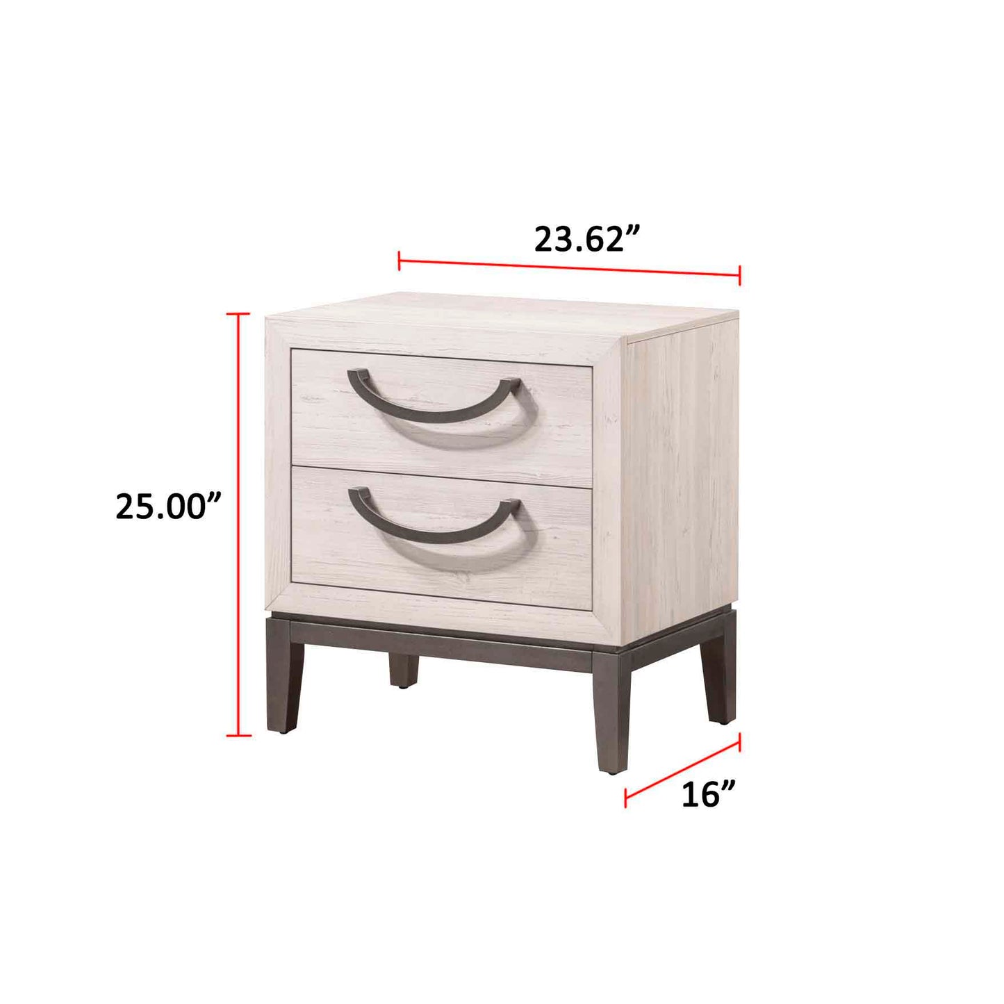 Veda - Nightstand - Beige