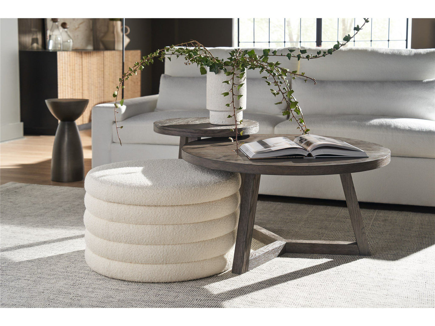 New Modern - Obi Storage Ottoman - White