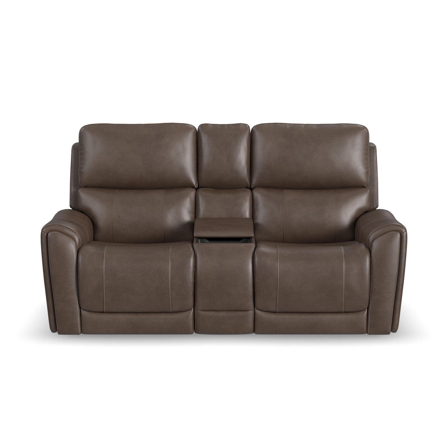 Carter - Power Reclining Loveseat With Console & Power Headrests & Lumbar - Cappuccino