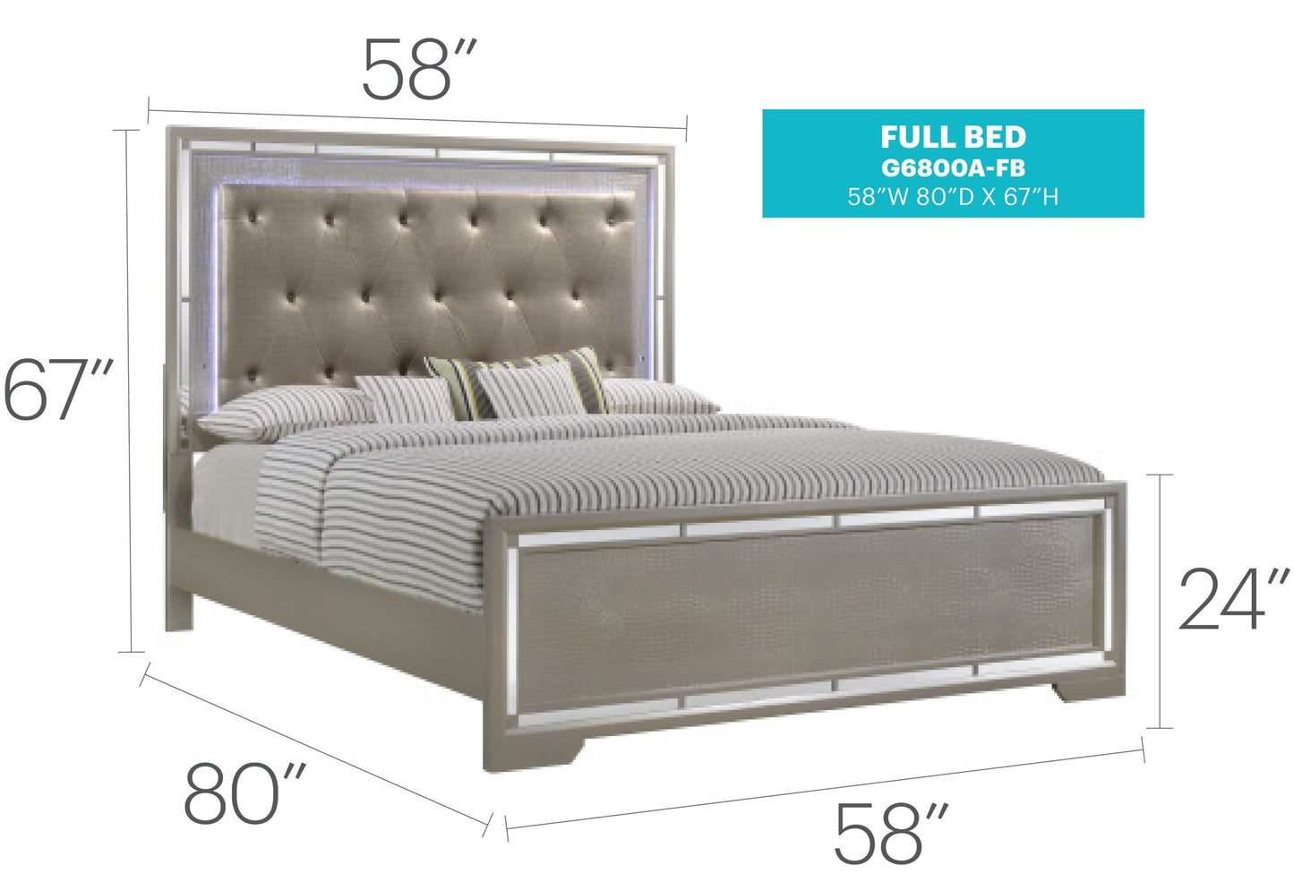 Glory Furniture - Alana - Bed