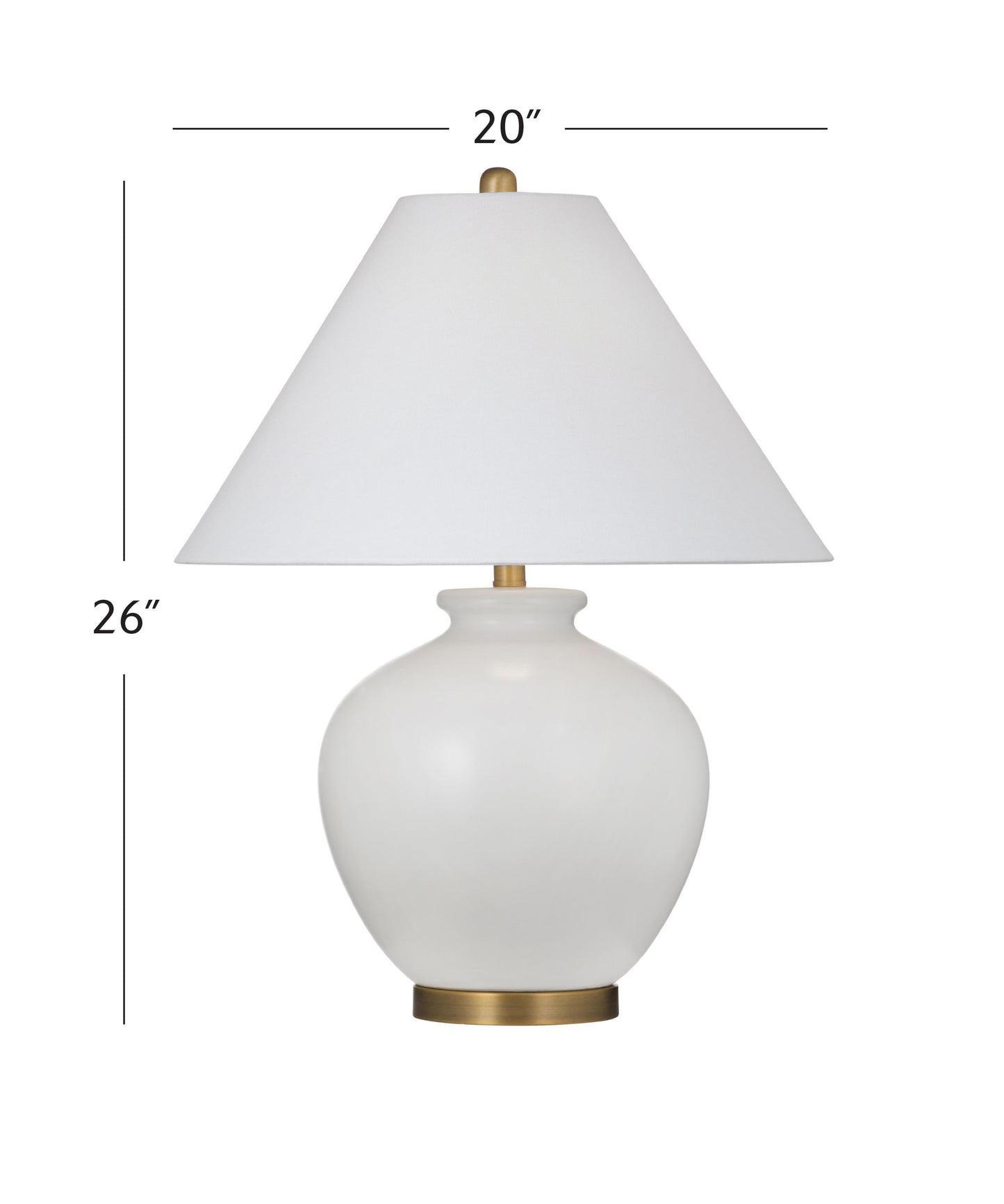Graham - Table Lamp - White