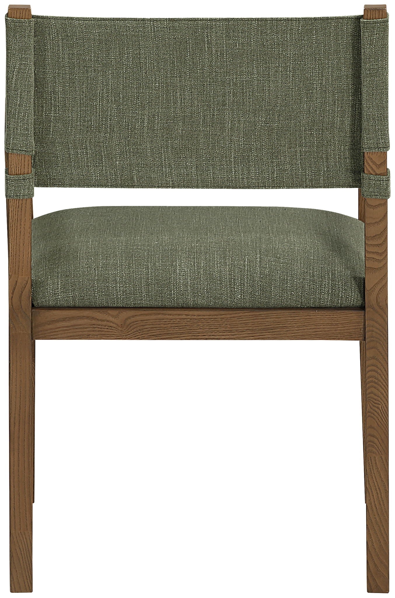 Avon - Linen Textured Performance Fabric Dining Arm Chair