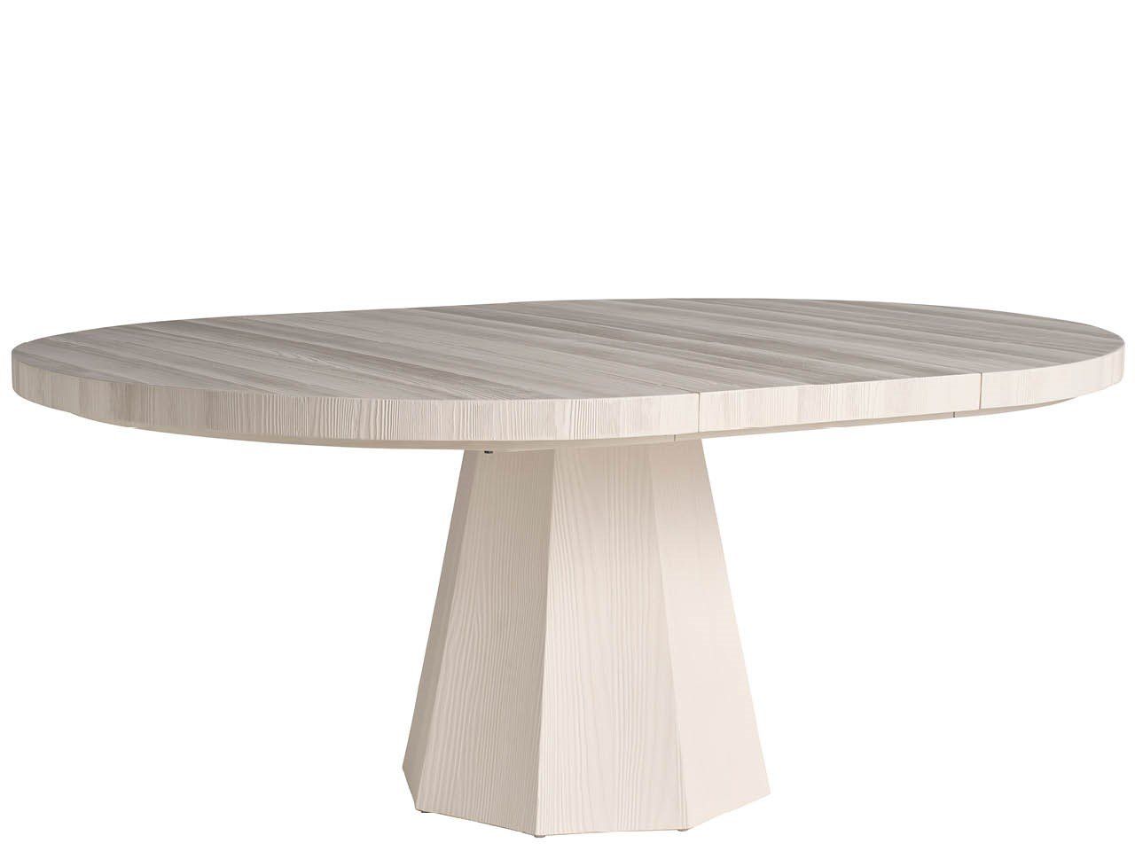 Weekender Coastal Living Home / Mackinaw - Round Dining Table - Pearl Silver