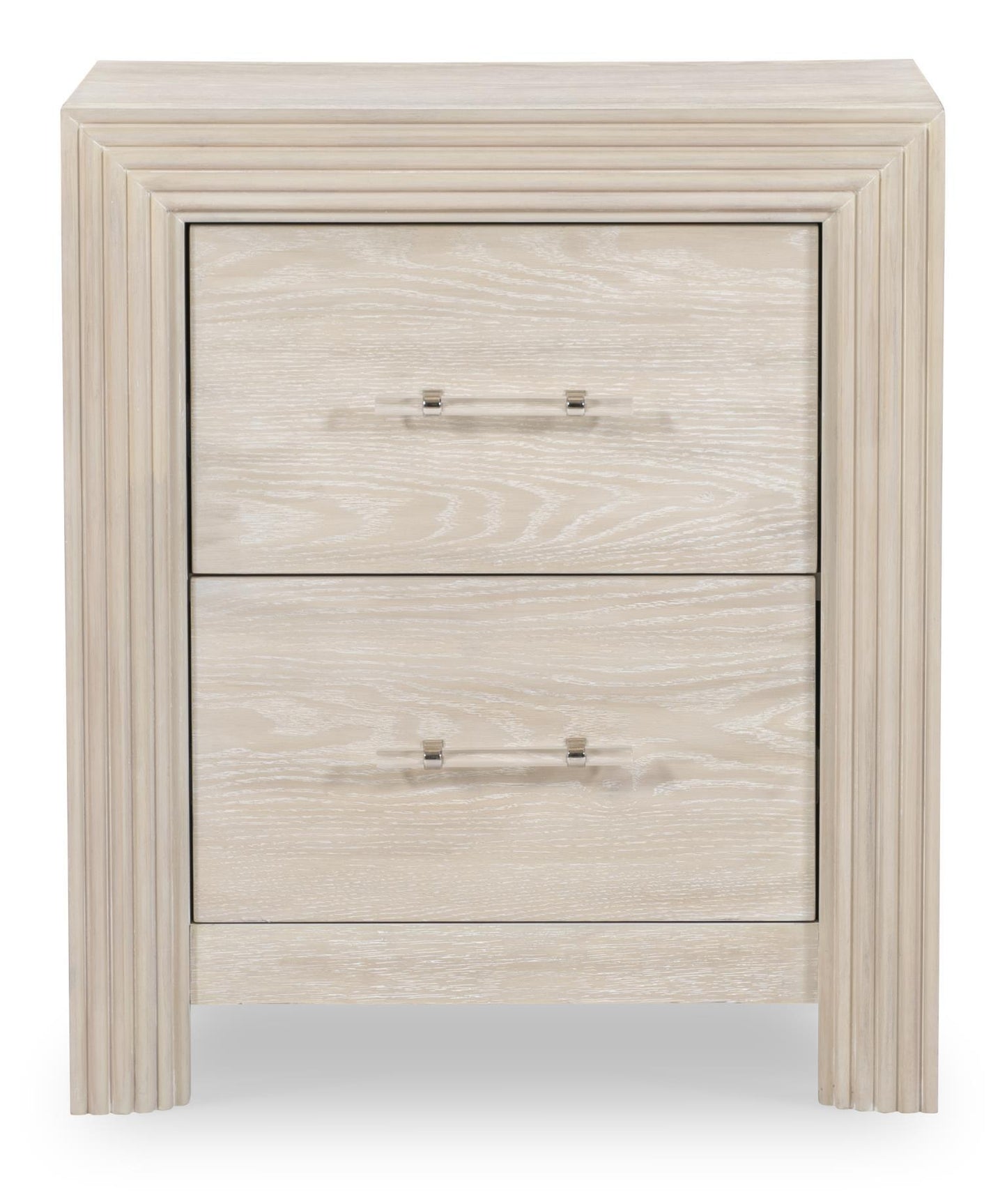 Horizons - 2 Drawers Nightstand - Soft Taupe