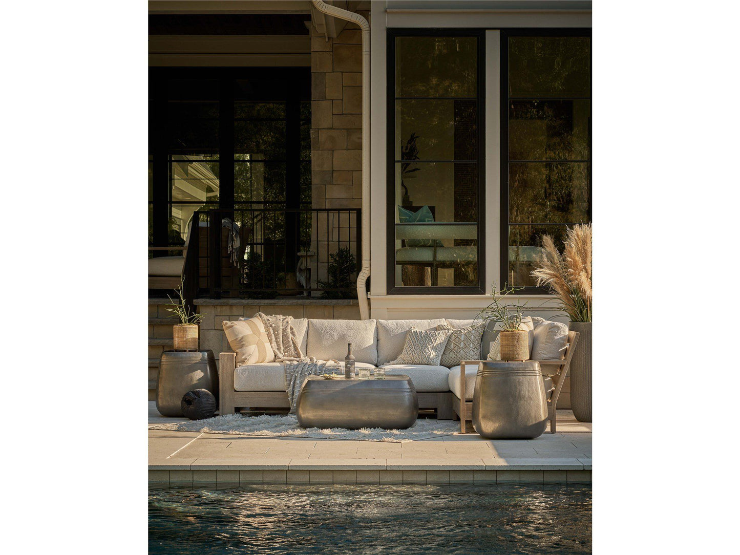 Coastal Living Outdoor / Saratoga - End Table - Bronze