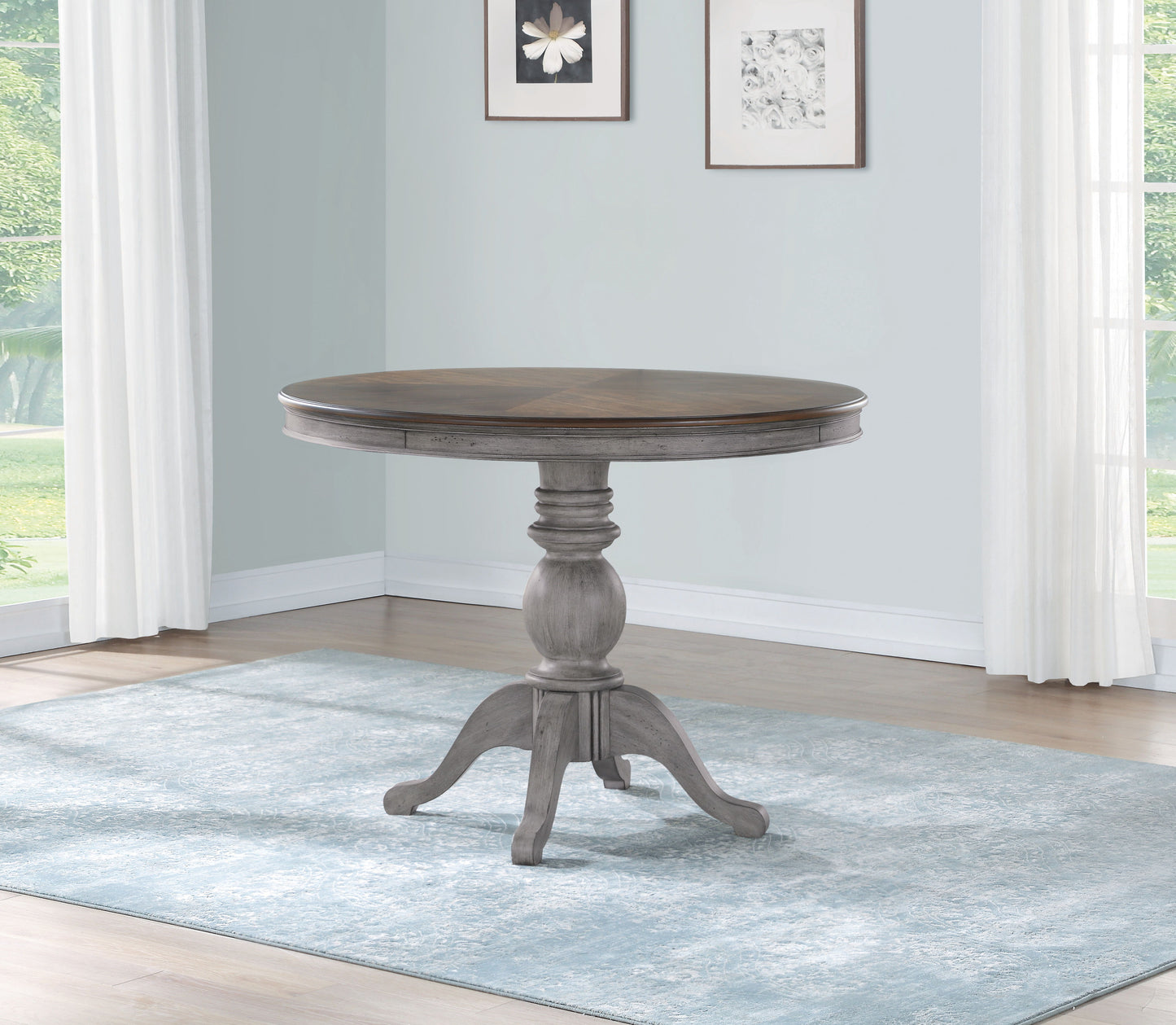 Plymouth - Round Counter Table - Gray