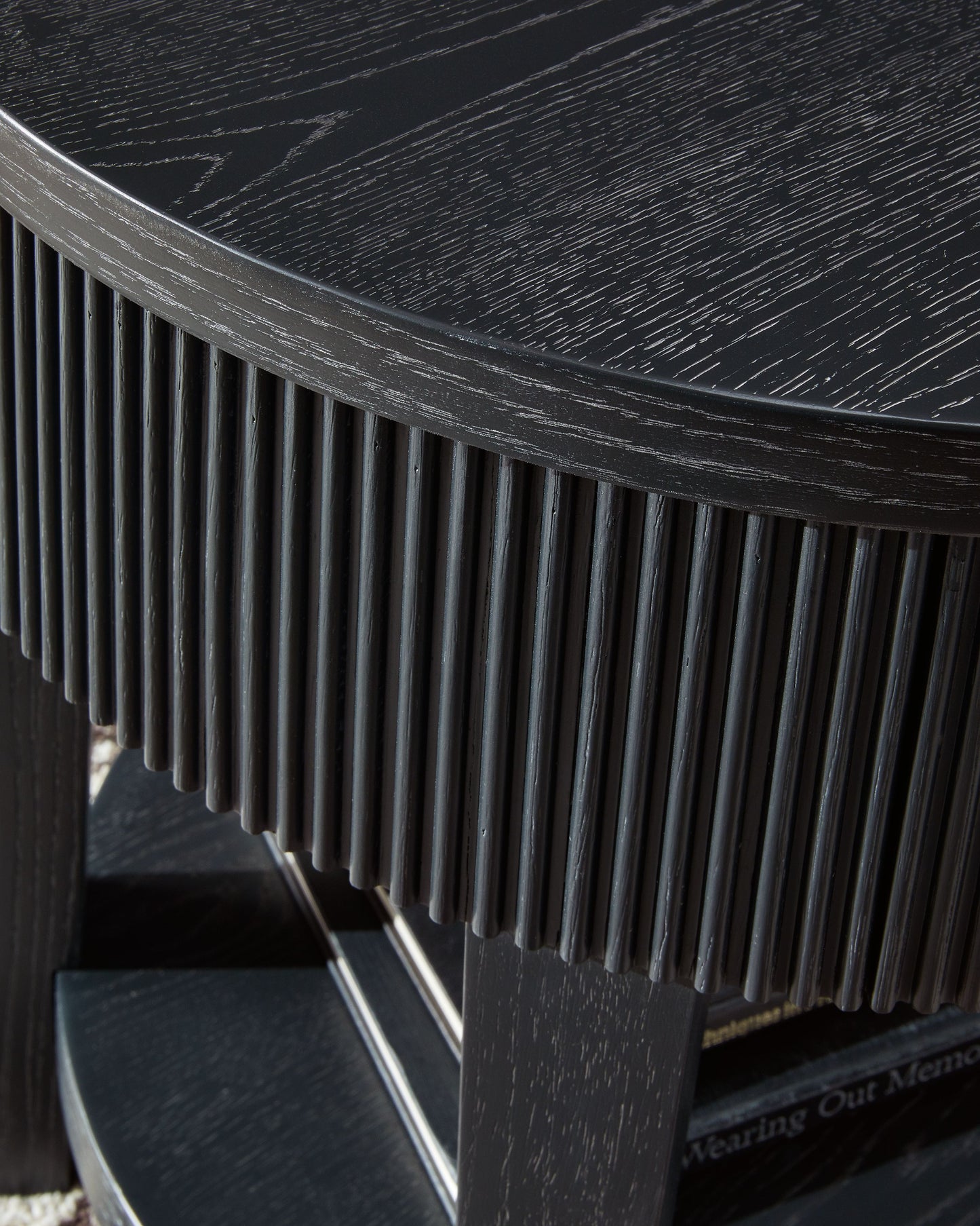 Marstream - Round End Table - Black