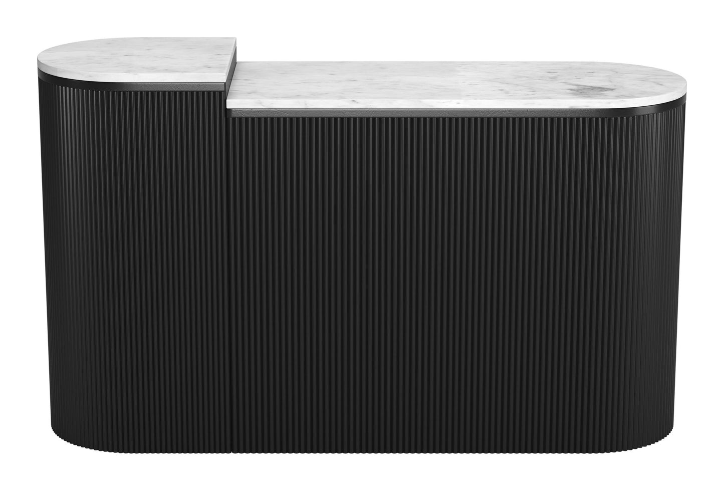 Ormara - Console Table Set - White / Black