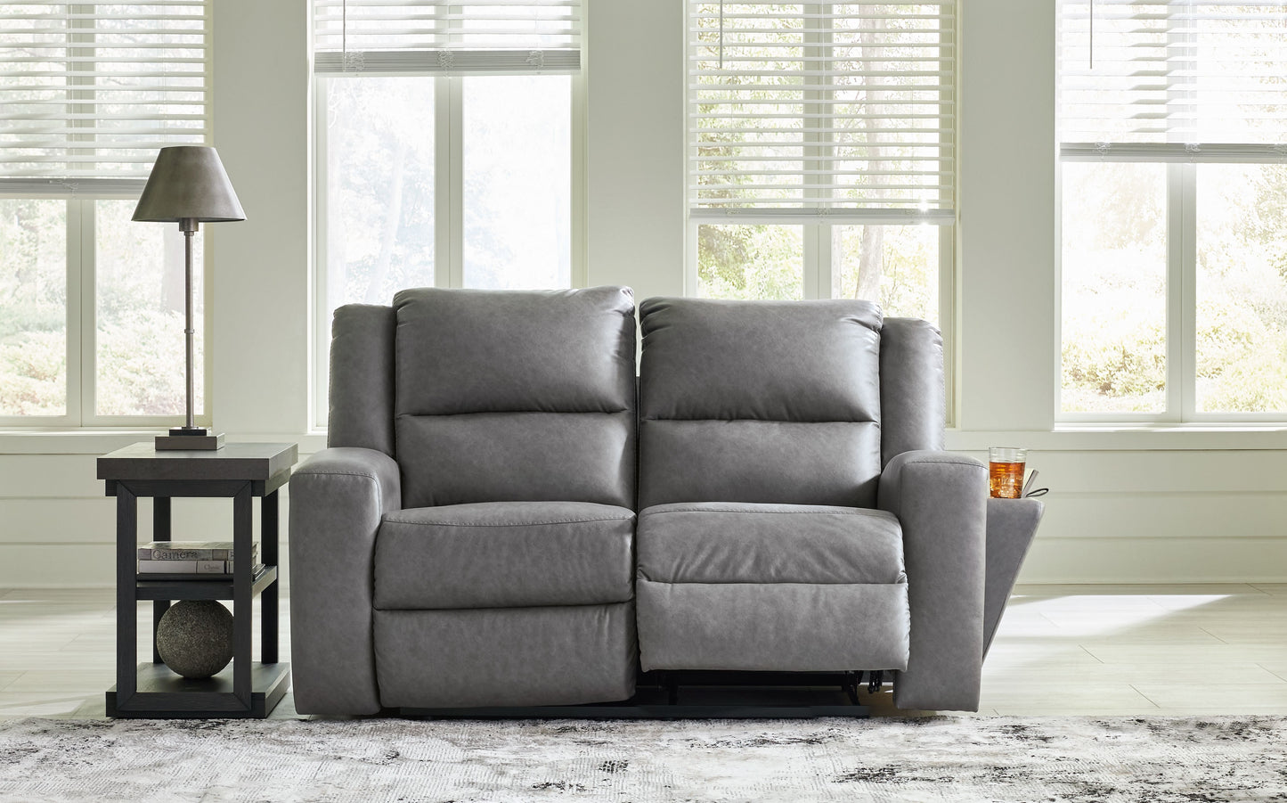 Brixworth - Reclining Loveseat - Slate