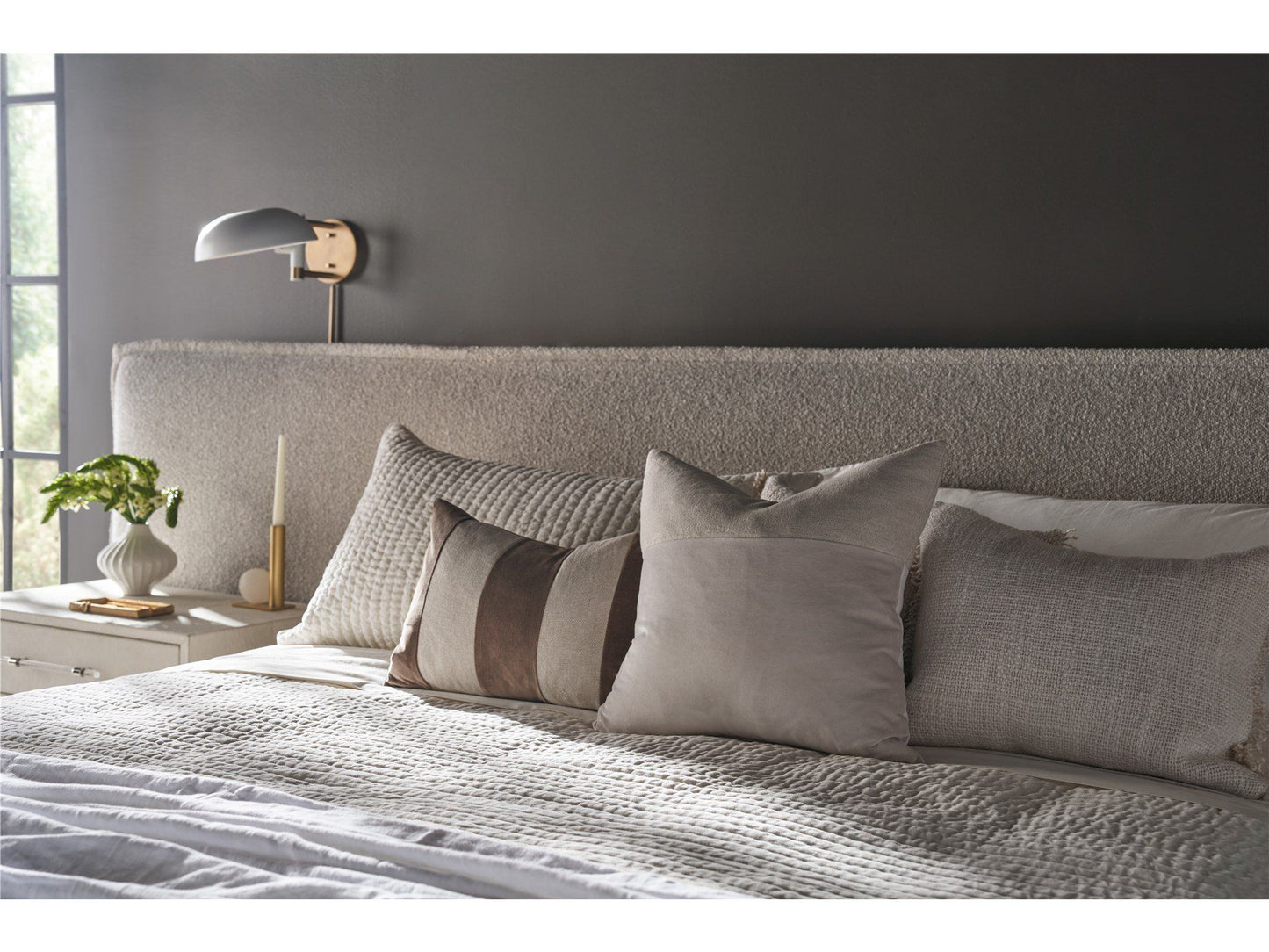 New Modern - Lux King Wall Bed - Gray