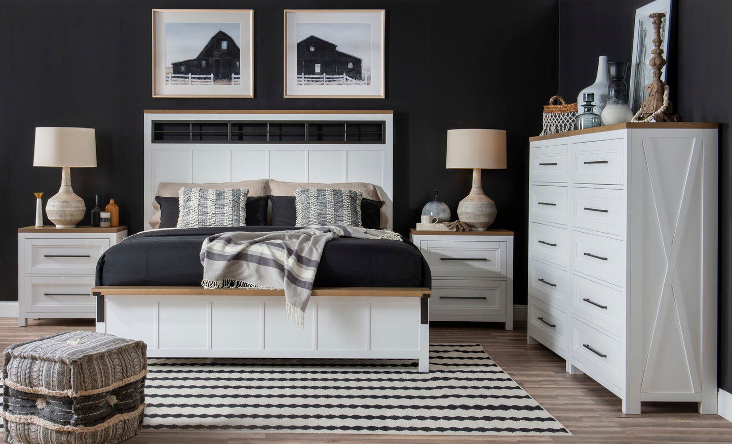 Franklin - Night Stand - White