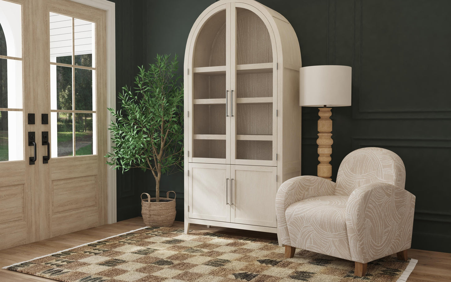 Helford - Floor Lamp - Light Brown