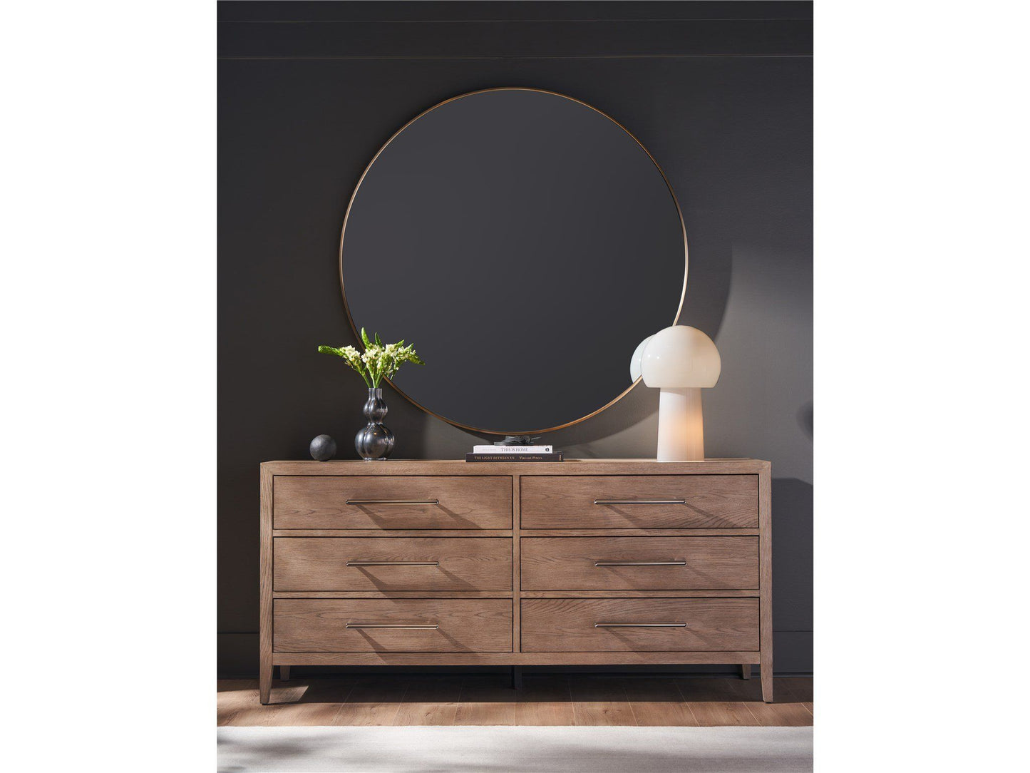 New Modern - Cove Drawer Dresser - Dark Brown