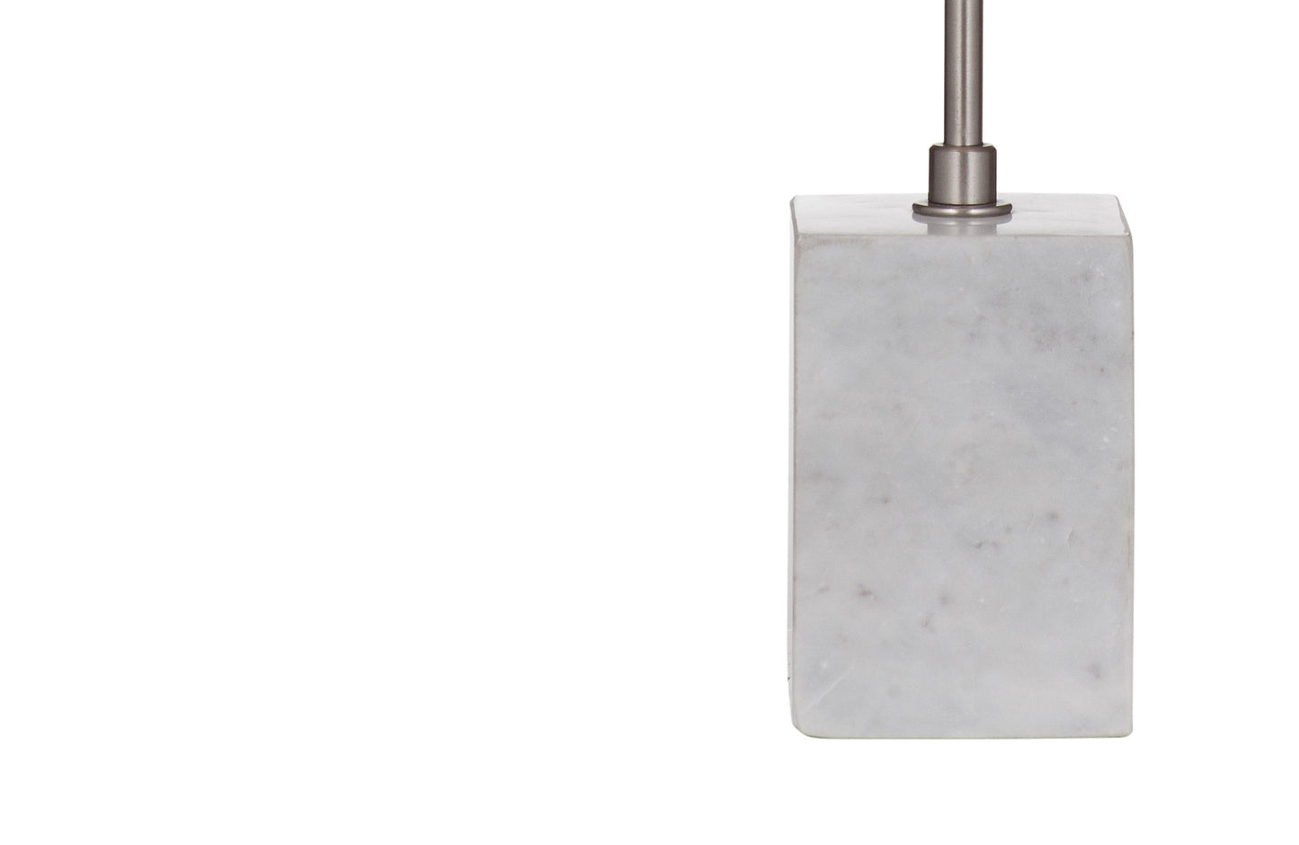 Silver - Table Lamp - White