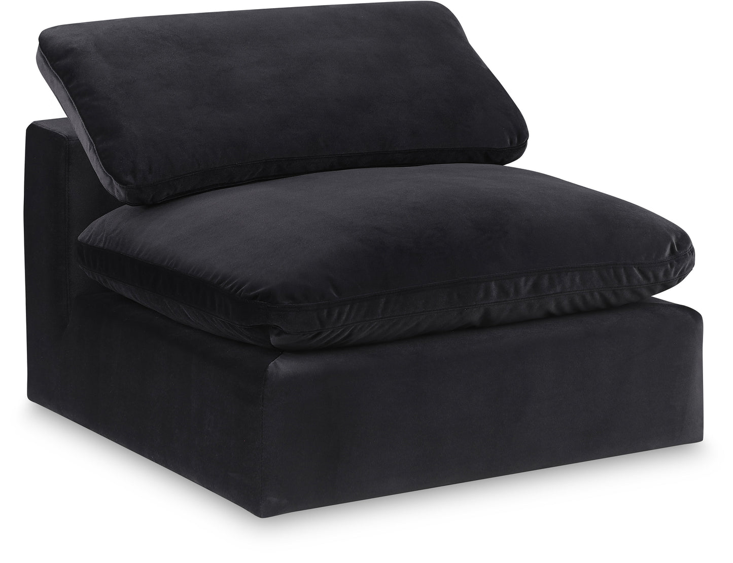 Comfy - Velvet Armless Chair