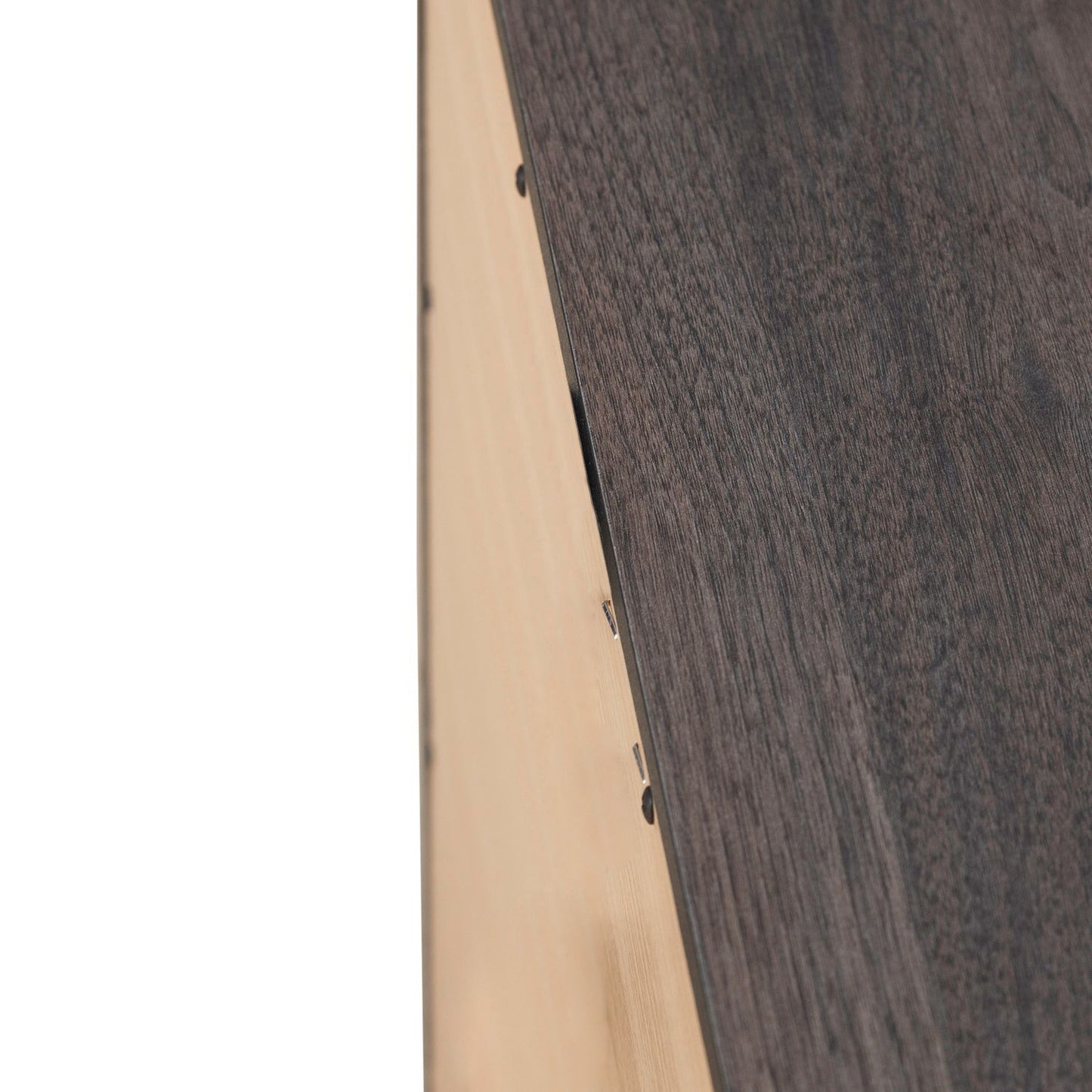 Modern Edge - Nightstand With Charging Station - Brown