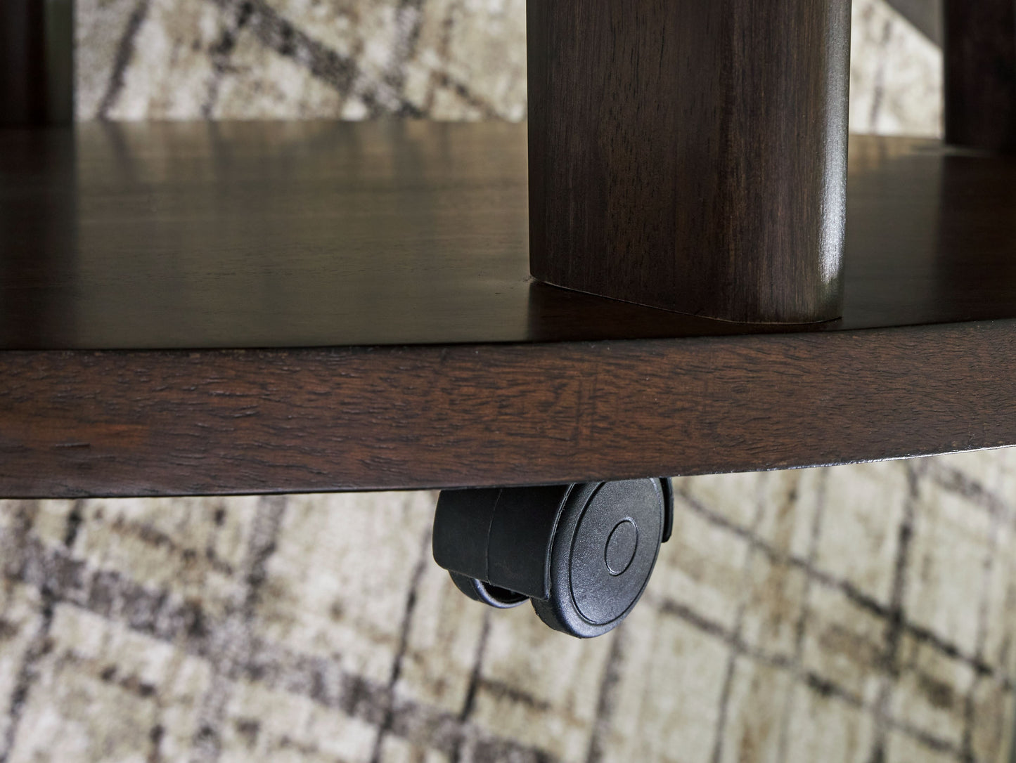 Korestone 2 - Round Cocktail Table - Dark Brown