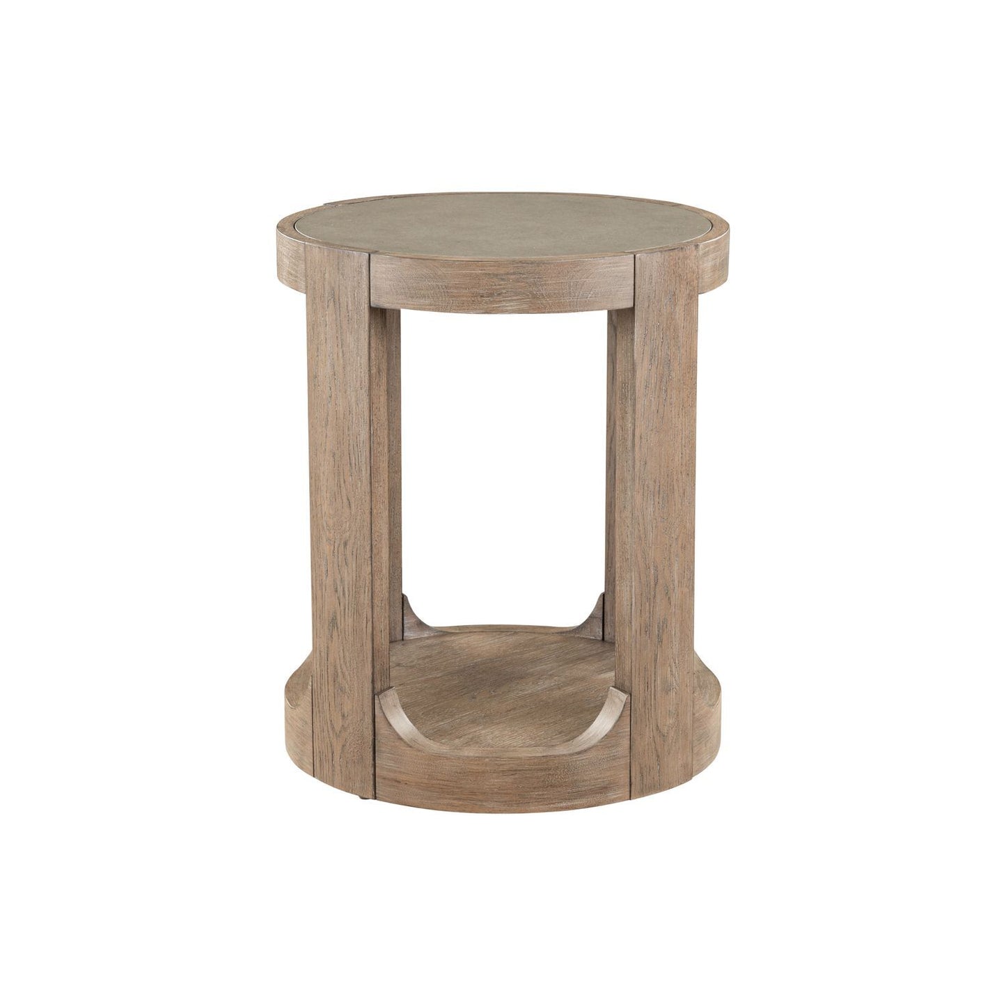 South Bend - Round Chairside Table - Brown