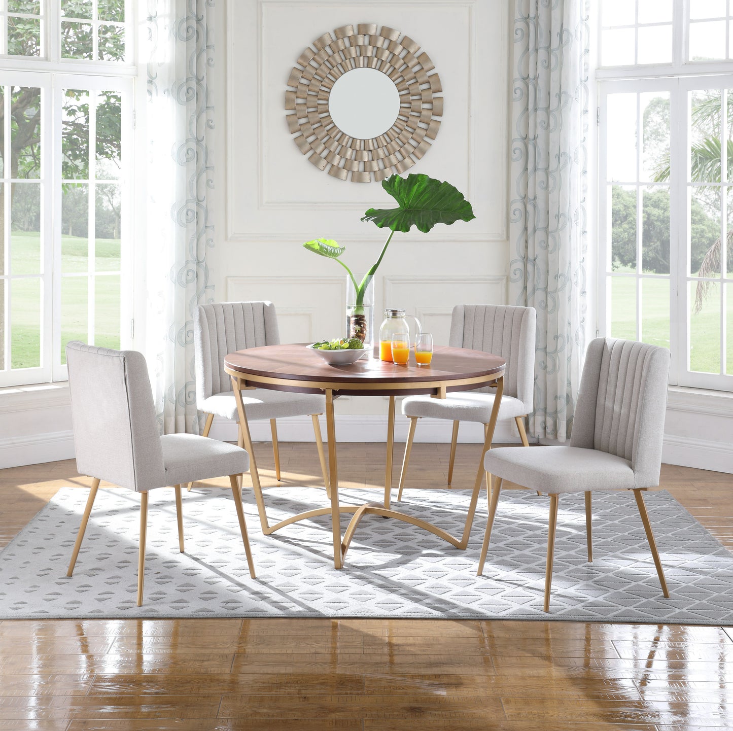 Eleanor - Iron Dining Table - Gold