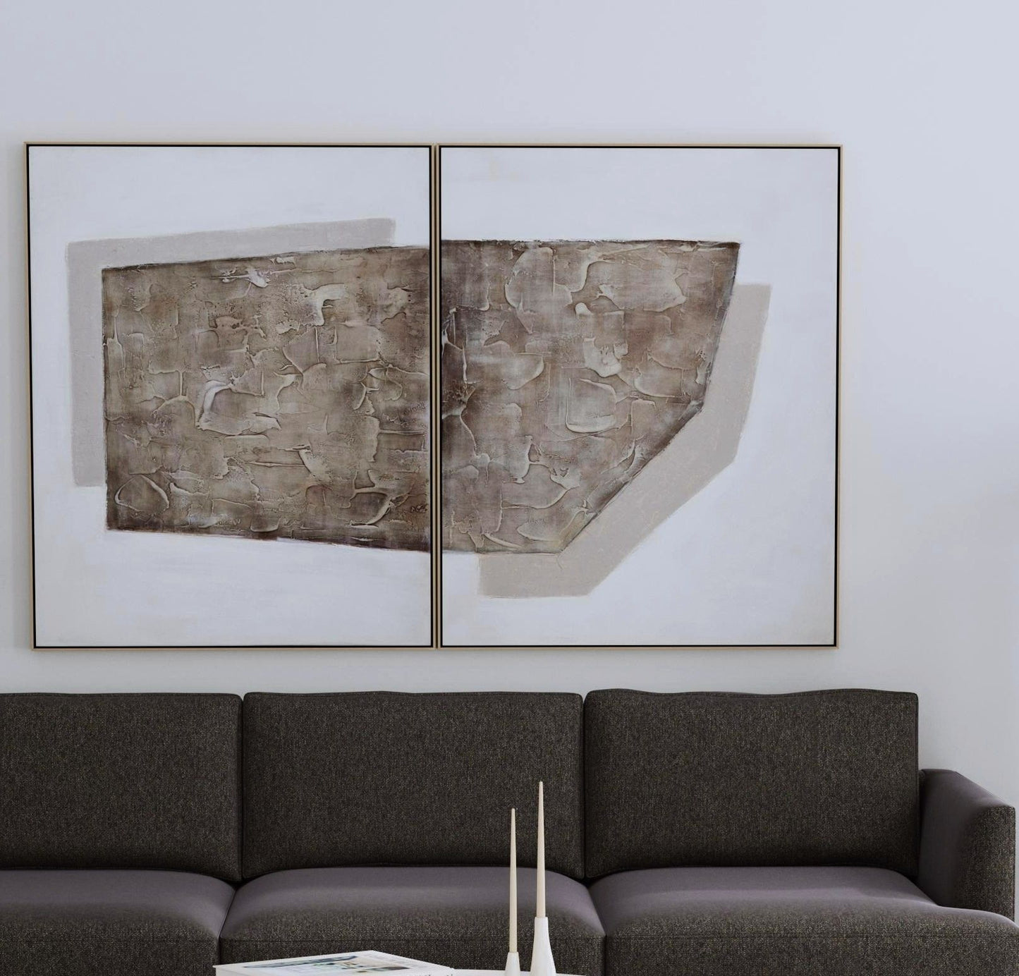 Savannah Canvas Art (Set of 2) - Gray