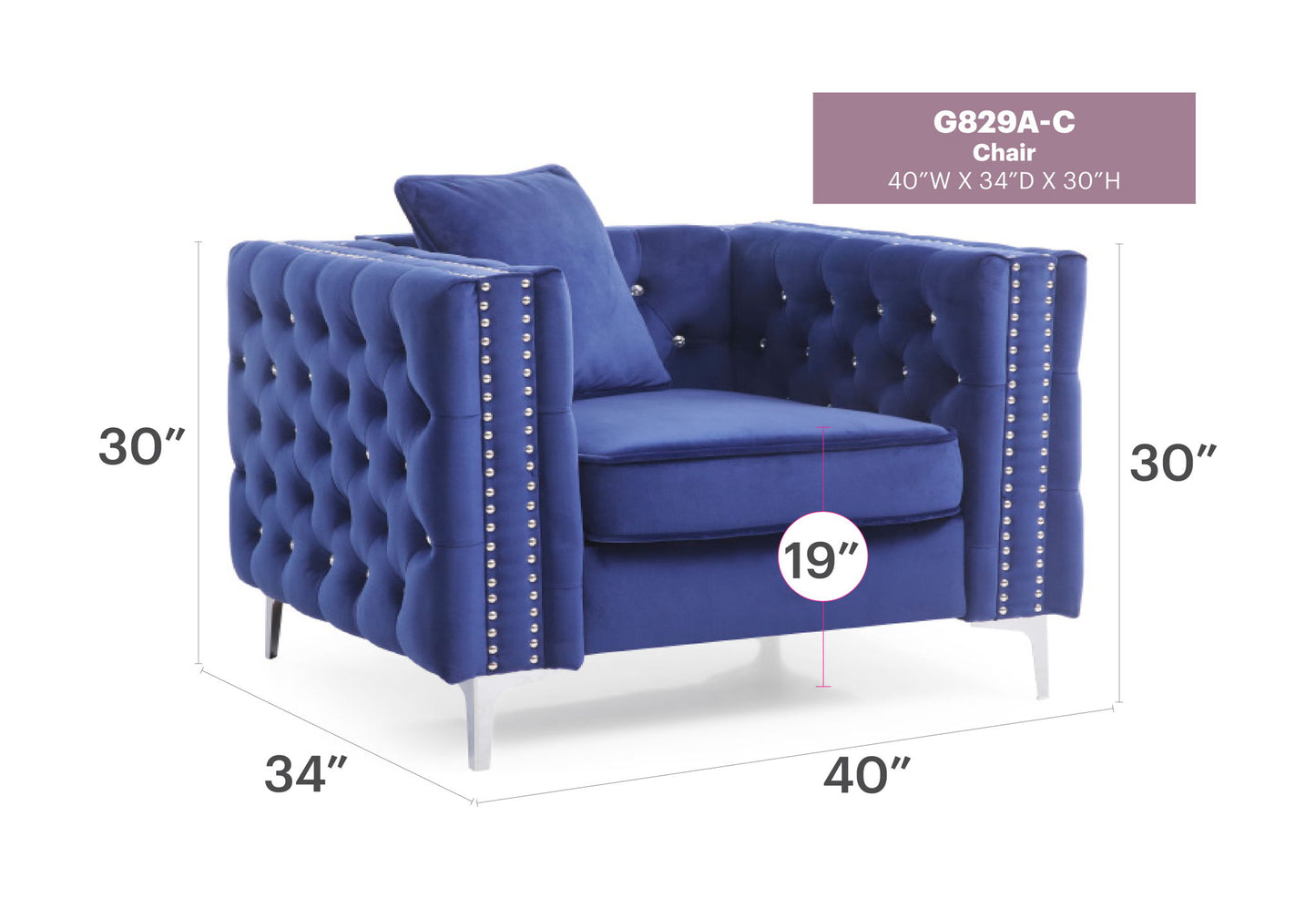 Glory Furniture - Paige - Chair