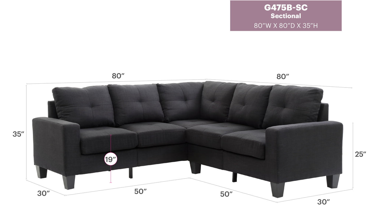 Glory Furniture - Newbury - Sectional