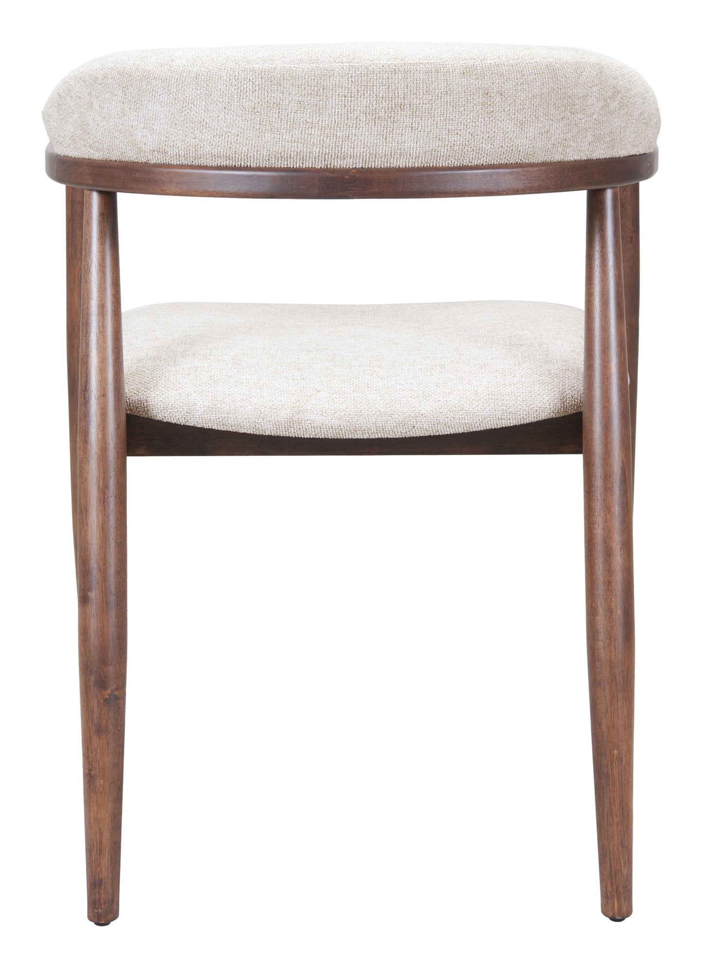 Goka - Dining Chair - Beige & Walnut
